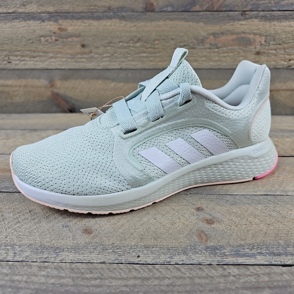 adidas Edge Lux 5 Women's Running Casual Shoes Linen Green/White - Picture 3 of 10